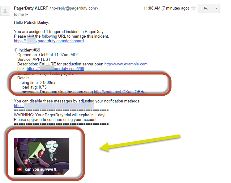 WhiteBoard Coder Pagerduty API service (alert)