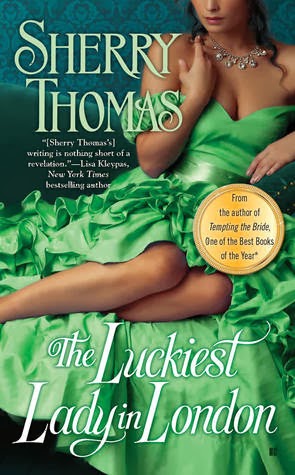 The Luckiest Lady in London Sherry Thomas book cover