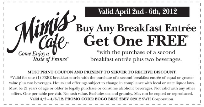 Mimis coupons