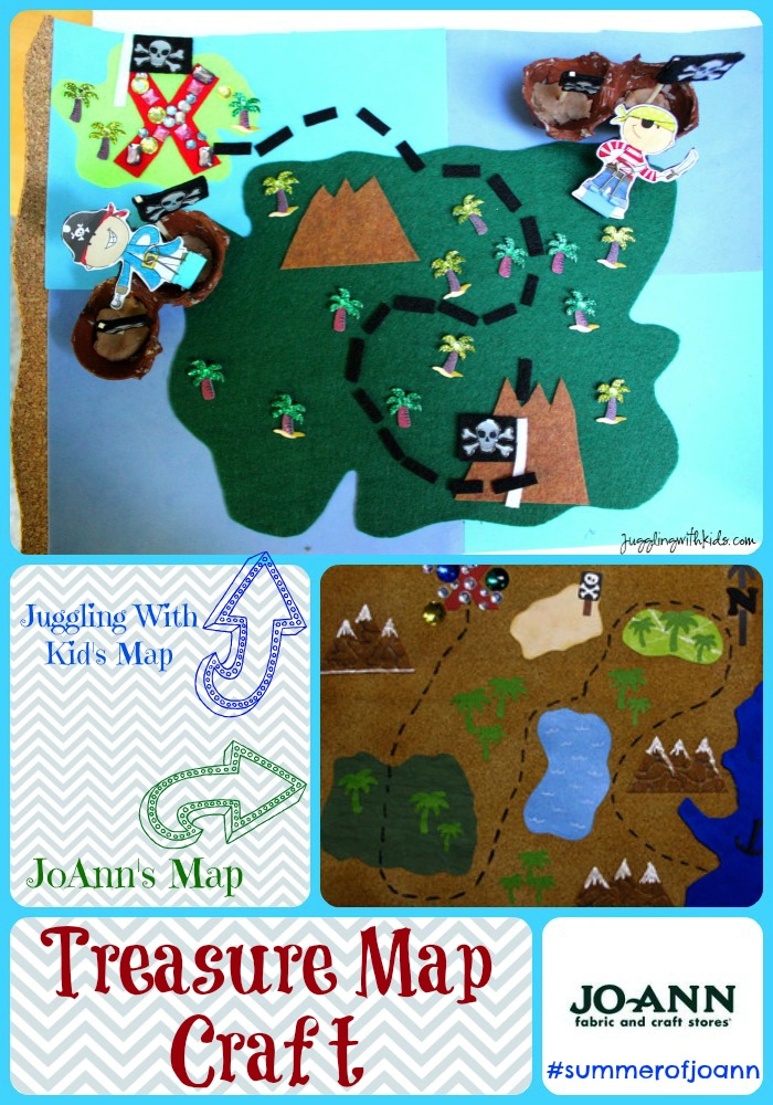 Interactive Pirate Treasure Map Summerofjoann Juggling With Kids