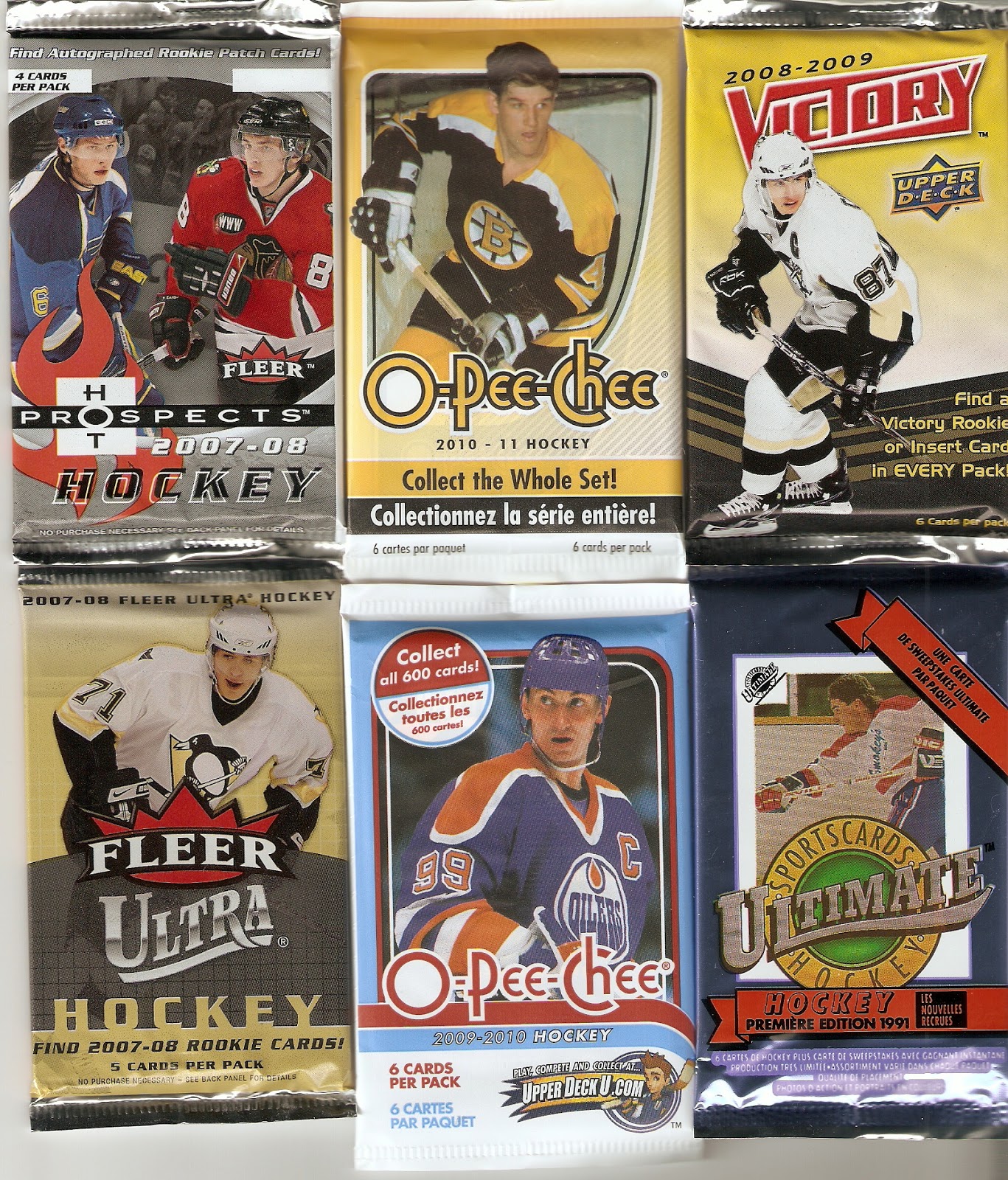 Cardboard Conundrum 8 Target Hockey Card RePack