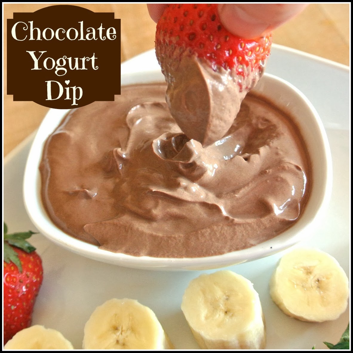 Mom, What's For Dinner? Chocolate Greek Yogurt Dip