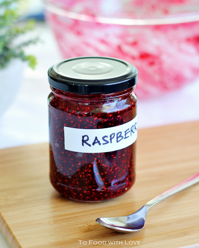 To Food with Love Microwave Raspberry Jam