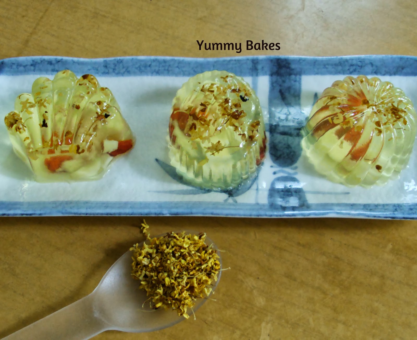 YUMMY BAKES Osmanthus and Chestnut Jelly