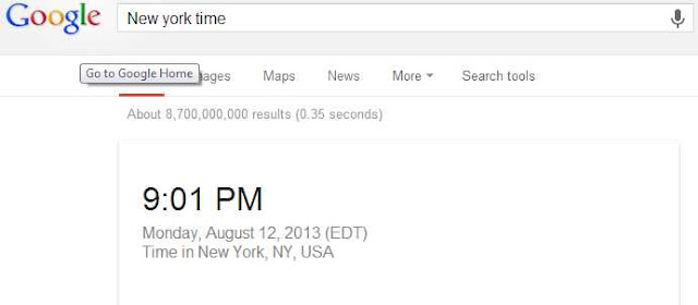 time on google time on google