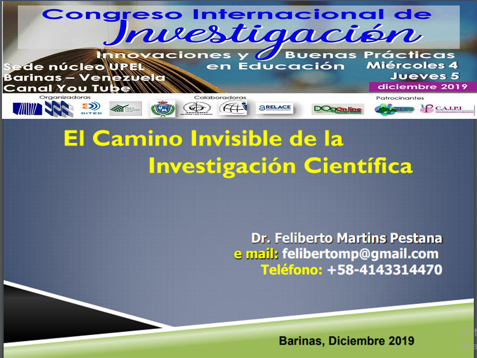 Presentación de Dr Feliberto Martins