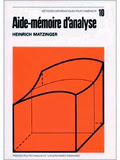 aide-memoire : analyse - Heinrich Matzinger.pdf - Gratuitement aide-memoire : analyse - Heinrich Matzinger.pdf - Gratuitement Auteur(s) : Heinrich Matzinger Editeur : Ppur Collection : Méthodes Mathématiques Pour L Nombre de pages : 181 Nombre de livres : 1 Dimensions : 21.00 x 15.00 x 1.50 Parution : 22/06/2000 : Résumé Ce guide fournit une des définitions claires et concises et les principaux résultats de l'analyse élémentaire. Le matériau a été choisi pour ses applications à l'ingénierie. Plus complet que sous une forme simple et une courte présentation, il servira de rappel ainsi d'accompagner un cours d'analyse pour la préparation aux examens. Il est donc conçu spécifiquement pour les étudiants et les enseignants du cycle I en mathématiques, en physique appliquée et d'ingénierie : Biographie Né à Zurich, Heinrich Matzinger (1931-1997) est diplômé en mathématiques et docteur ès sciences de l'Ecole polytechnique fédérale de Zurich. Après avoir été assistant de recherche dans cette même institution de 1956 à 1963, il est invité par l'Université de Washington de 1963 à 1967 en tant que professeur extraordinaire. En 1967, il est nommé professeur assistant à l'Ecole polytechnique fédérale de Zurich puis à partir de 1968, professeur ordinaire à l'Ecole polytechnique fédérale de Lausanne Ses domaines de recherche étaient la topologie et l'enseignement des mathématiques