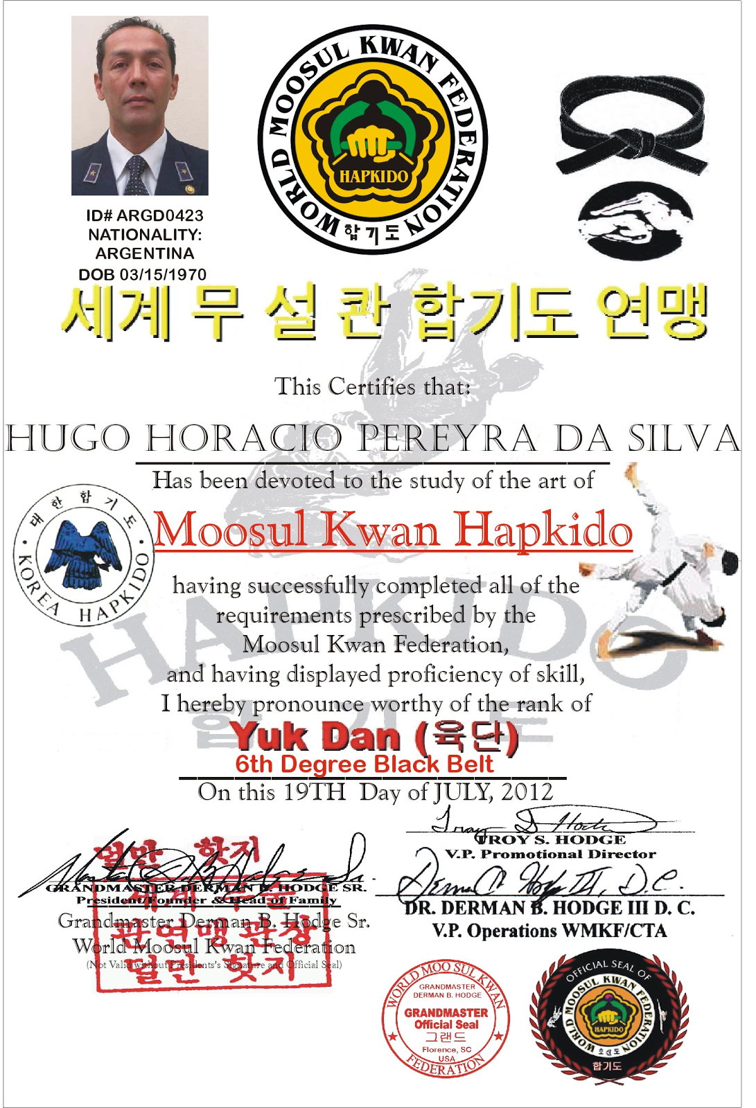 World Moosul Kwan Hapkido