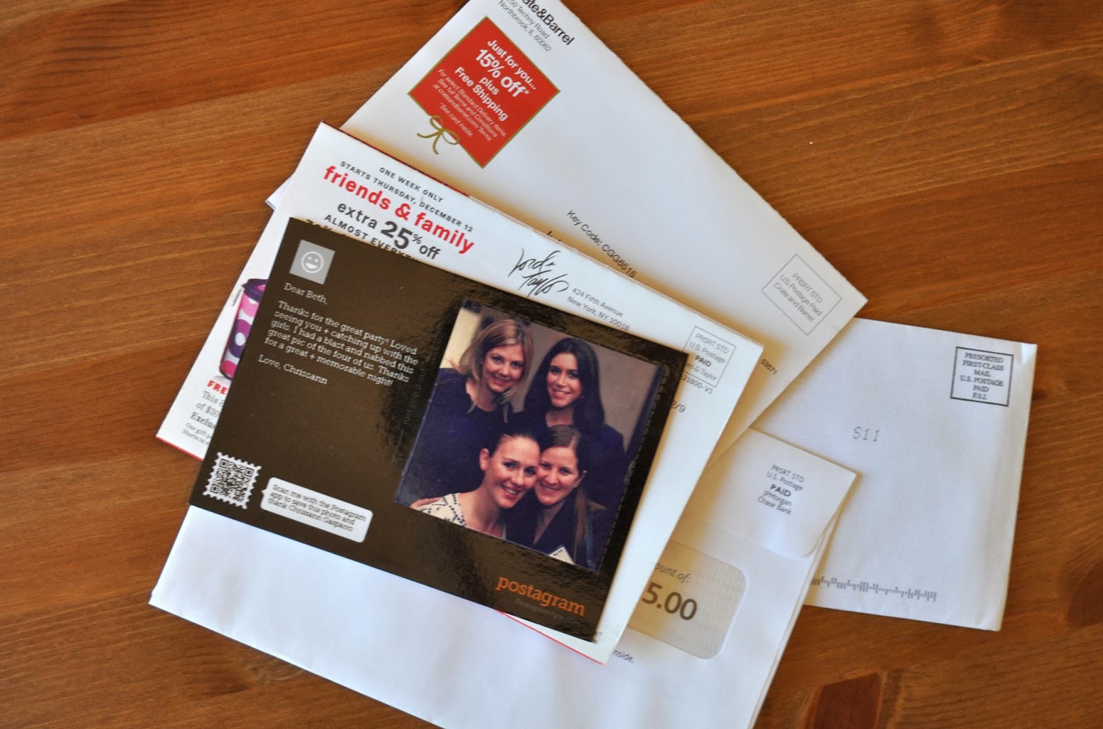 Postagram coupons