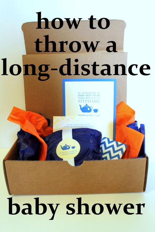 (she always loved) larking. how to throw a longdistance baby shower