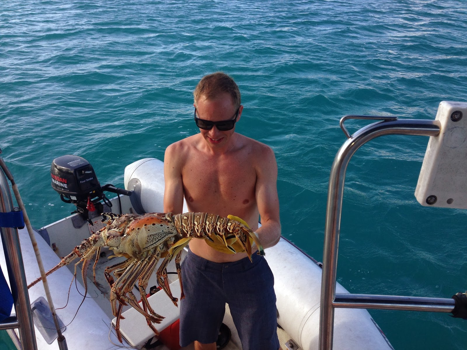 Eventyr Monster lobster in Spanish Wells