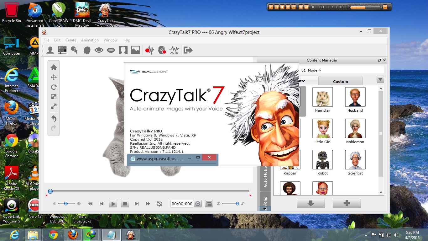 Serial Crazytalk V7 2 Pro