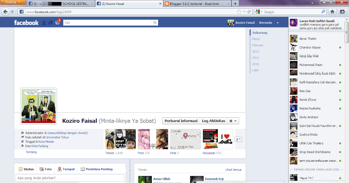 Fb Unik | cara membuat sul fb unik Fb Unik | cara membuat sul fb unik