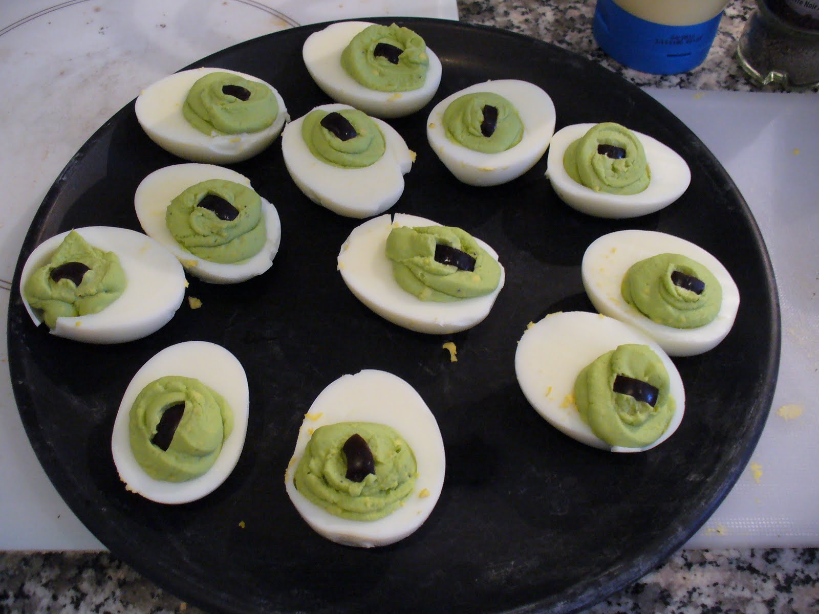 Recipe Shoebox Deviled Egg Eyeballs