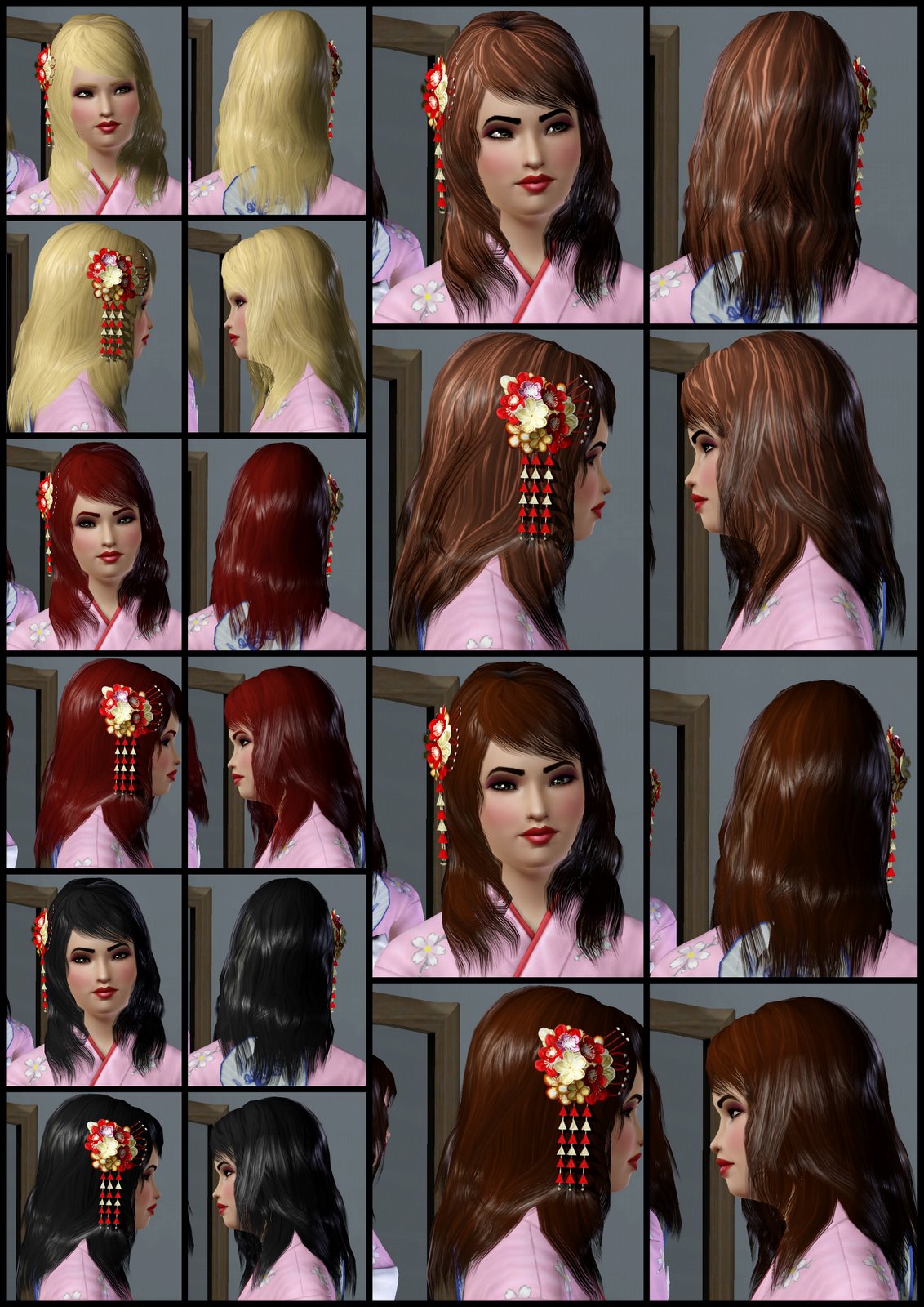 The Sims 3 Store Hair Showroom The Right Hairstyle