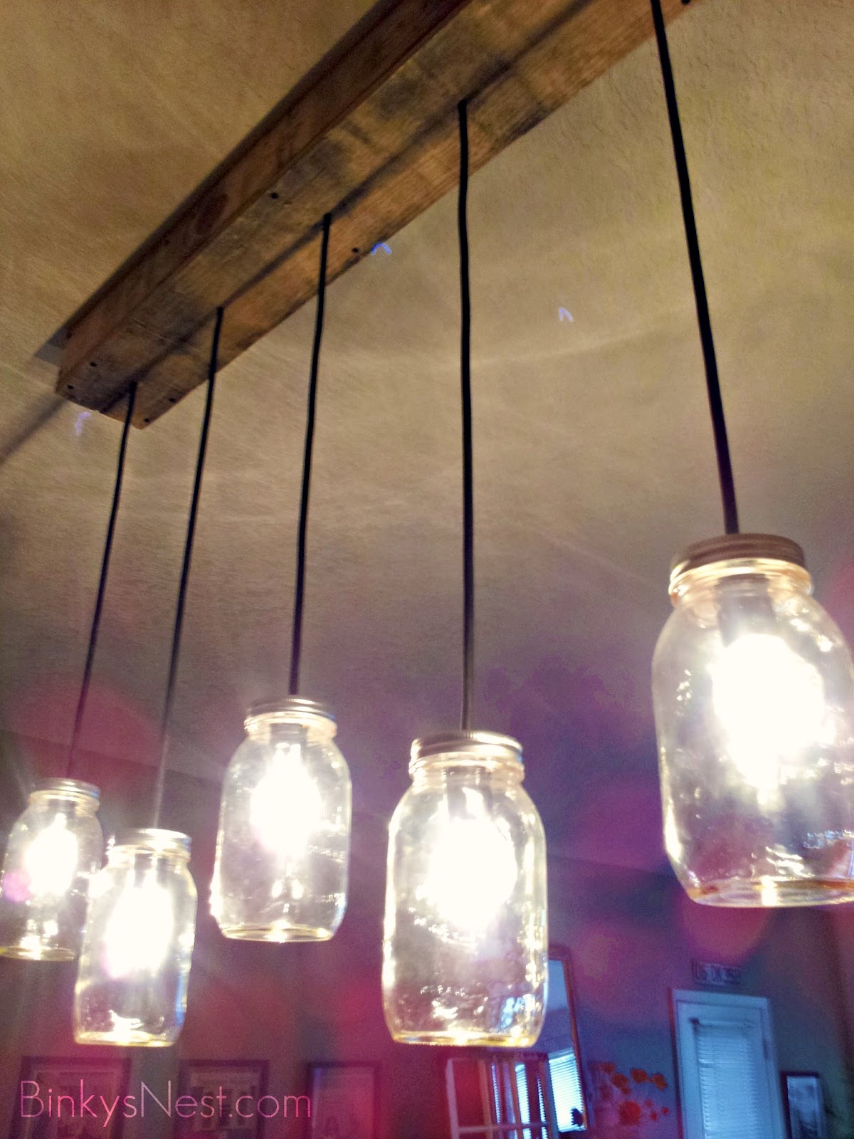 Twenty8divine Mason Jar Rustic Pallet Light Fixture Diy Mason Jar Rustic Pallet Light Fixture Diy On Binkysnest Com