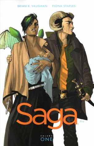 March Selection:  Brian Vaughan's Graphic Novel SAGA, Vol. I