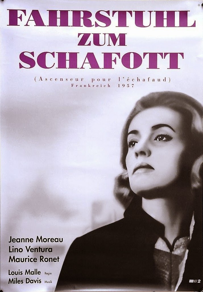 Film notes: Ascenseur pour l'échafaud (1958), directed by Louis