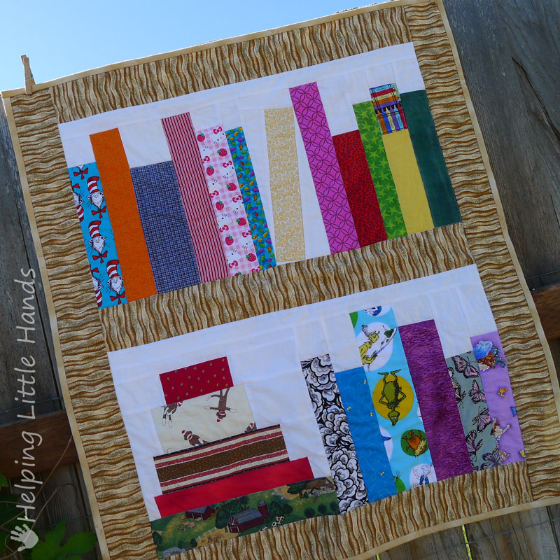 Pieces by Polly Kindergarten Book Quilts (Bloggers Quilt Festival Entry)