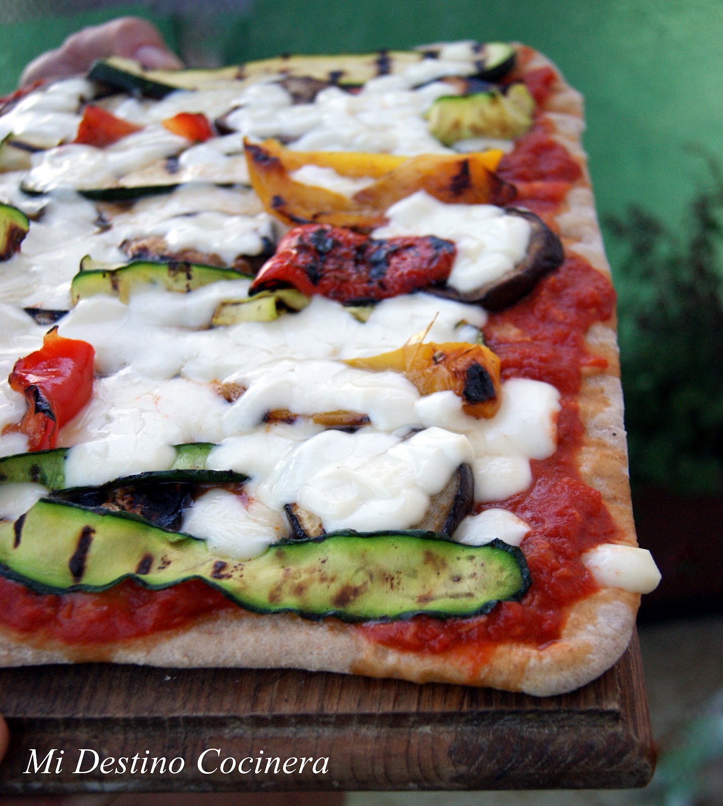Simplemente Cocinera Un Pizza Party al Plein Air... con Pizza a la parrilla!