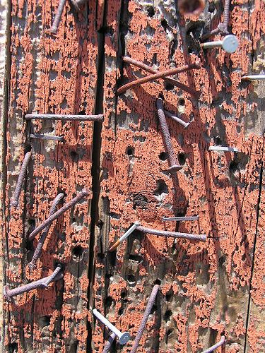 Rincón del escribidor: Los clavos de la madera