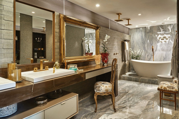 Metais dourados em banheiros e lavabos veja lindos ambientes com essa tendê -> Banheiros Decorados Casacor Metais dourados em banheiros e lavabos veja lindos ambientes com essa tendê -> Banheiros Decorados Casacor