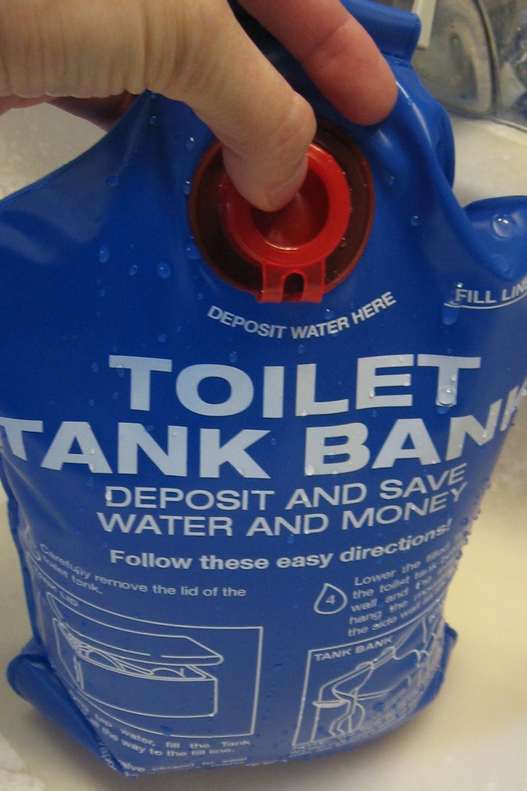 Convert a regular toilet to lowflow and save water • Brown Thumb Mama