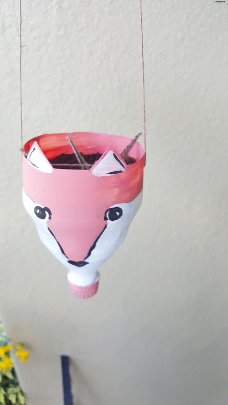 Who would have thought an old soda bottle could be so green? Check out how you can upcycle your Dew into something you can Do Yourself with this super simple fox and owl hanging planter project! Who would have thought an old soda bottle could be so green? Check out how you can upcycle your Dew into something you can Do Yourself with this super simple fox and owl hanging planter project!