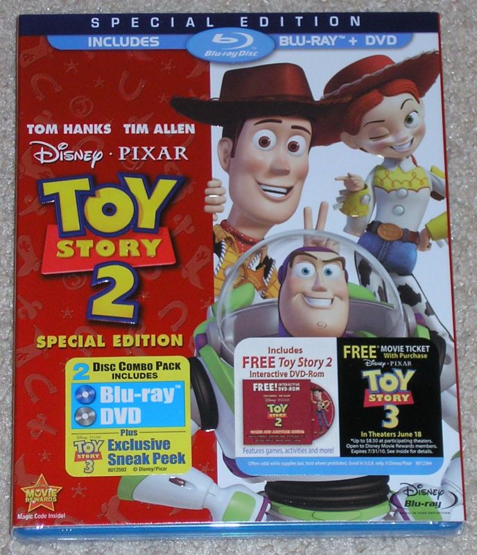 Bluray & DVD Exclusives Toy Story, Toy Story 2 Target Exclusive DVD