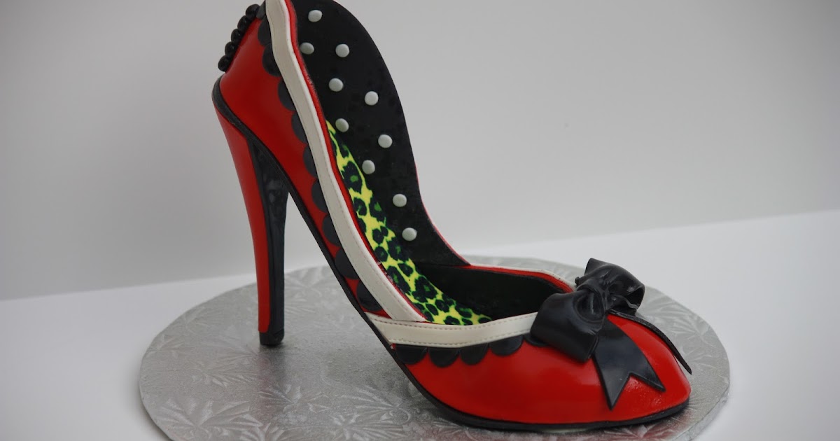 Whimsical by Design Gumpaste Red High Heel Shoe