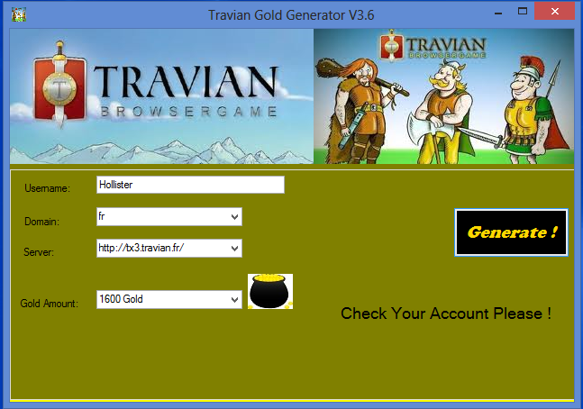 Travian Server Script Image