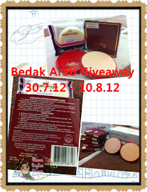 Bedak Arab Giveaway