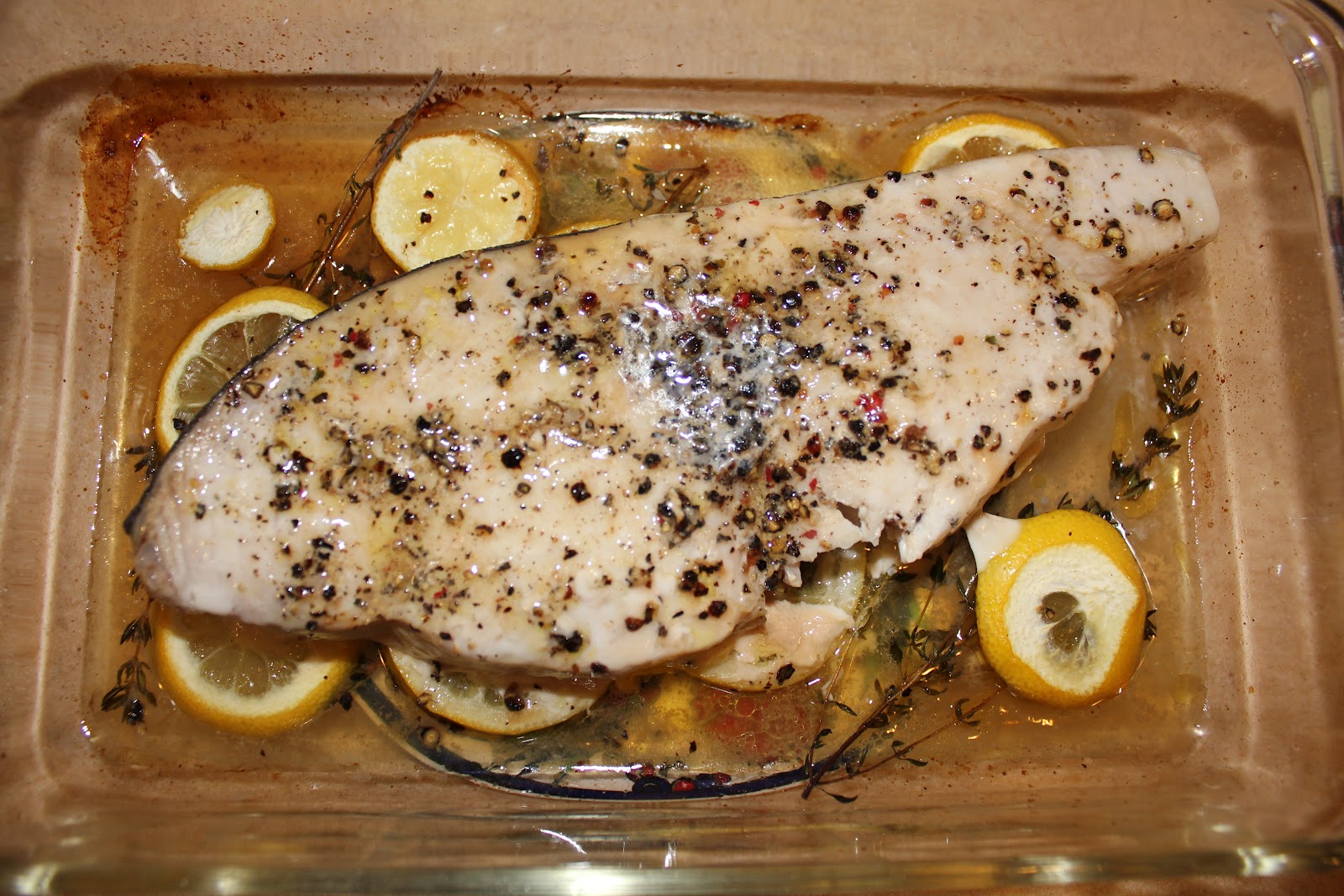 And Carter Makes Three Provencal Swordfish dinner