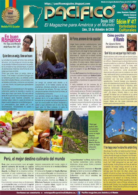 Revista Pacifico N° 417 Variedades Culturales