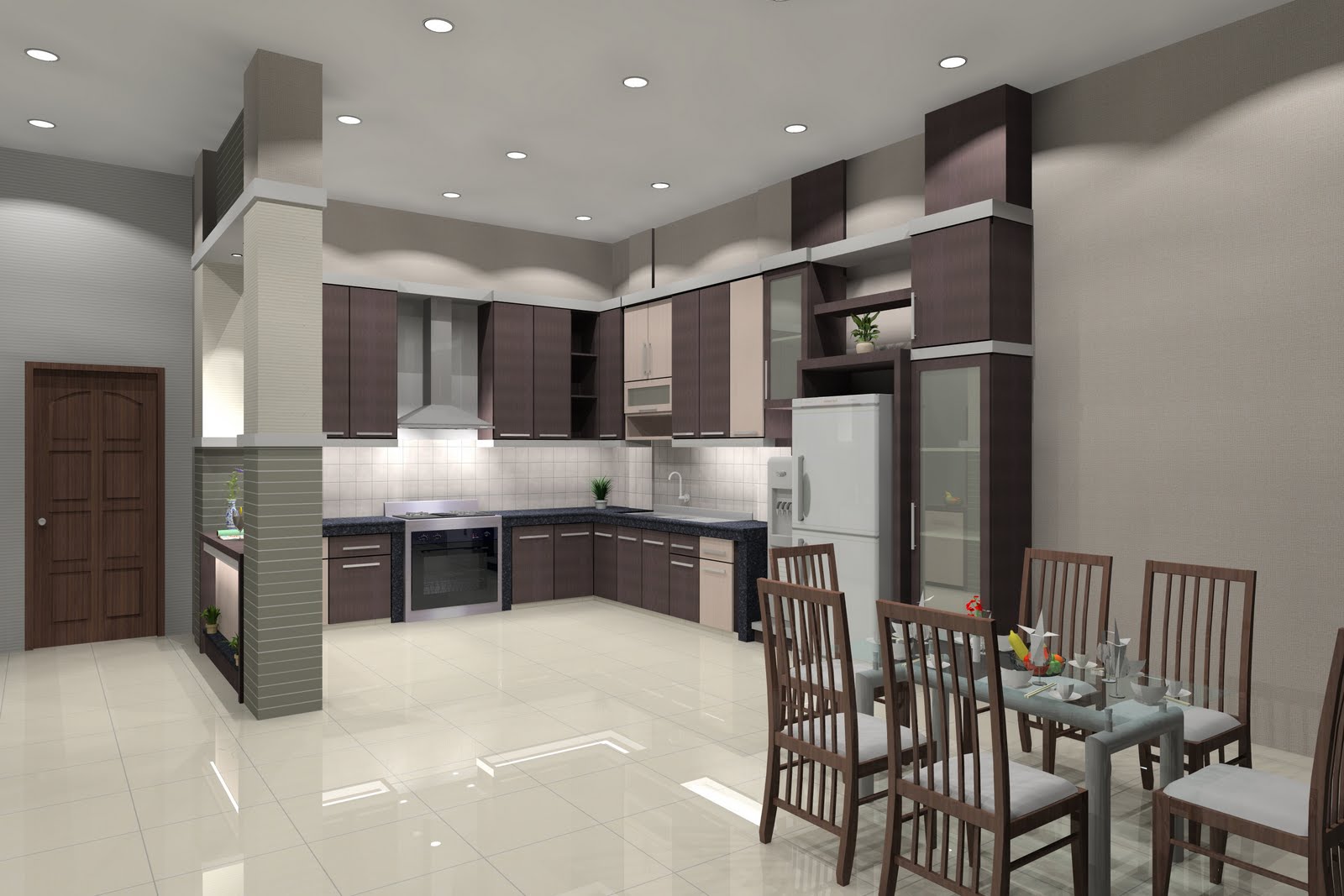 Desain rumah minimalis: minimalist kitchen design Desain rumah minimalis: minimalist kitchen design