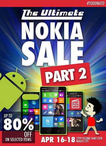 Because you asked for it! Techbox Philippines will hold Nokia Ultimate Sale Part 2 on April 16-18! Techbox Philippines Ultimate Nokia Sale Part 2