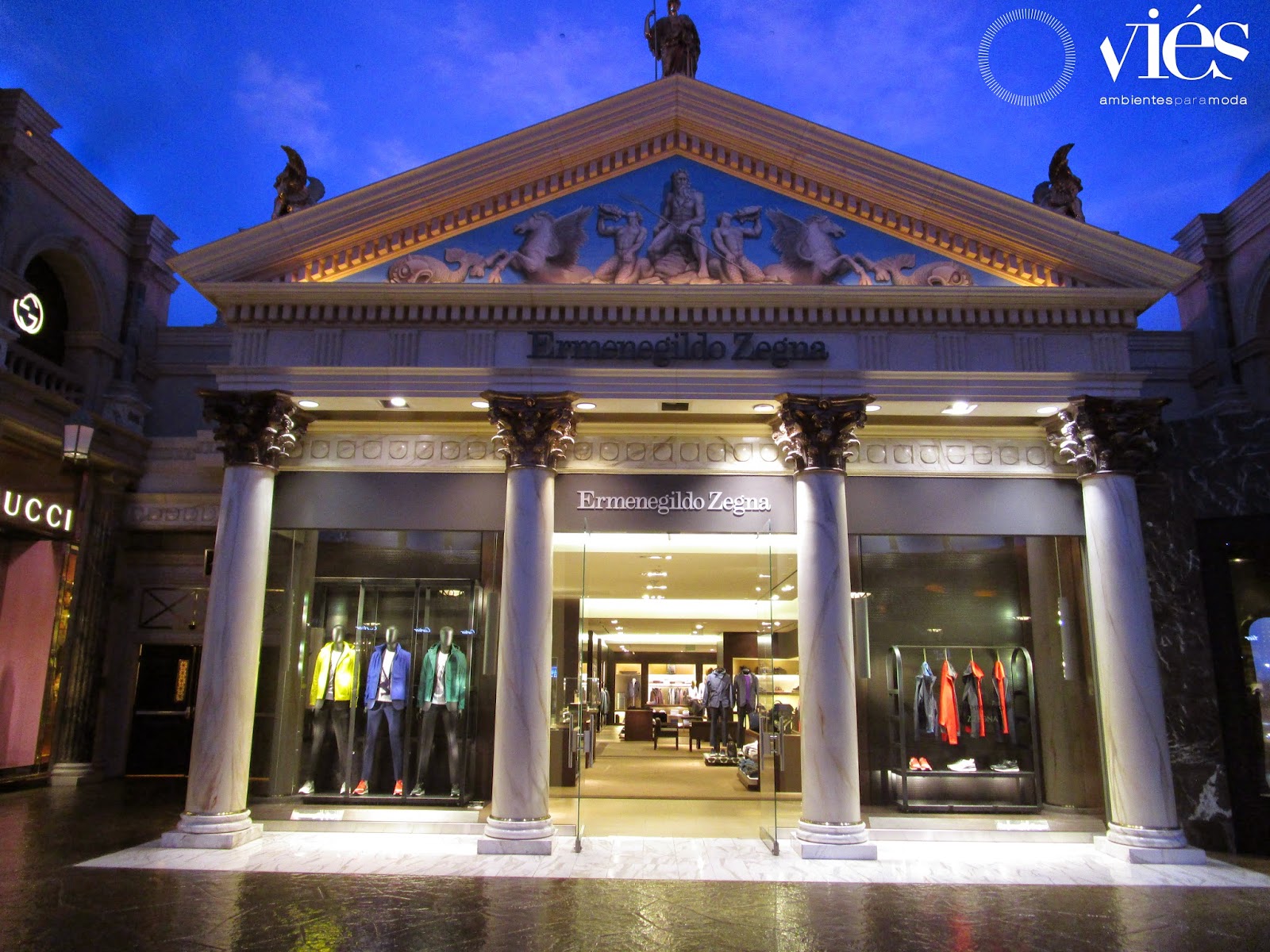 Loja Ermenegildo Zegna - Las Vegas Viés Design