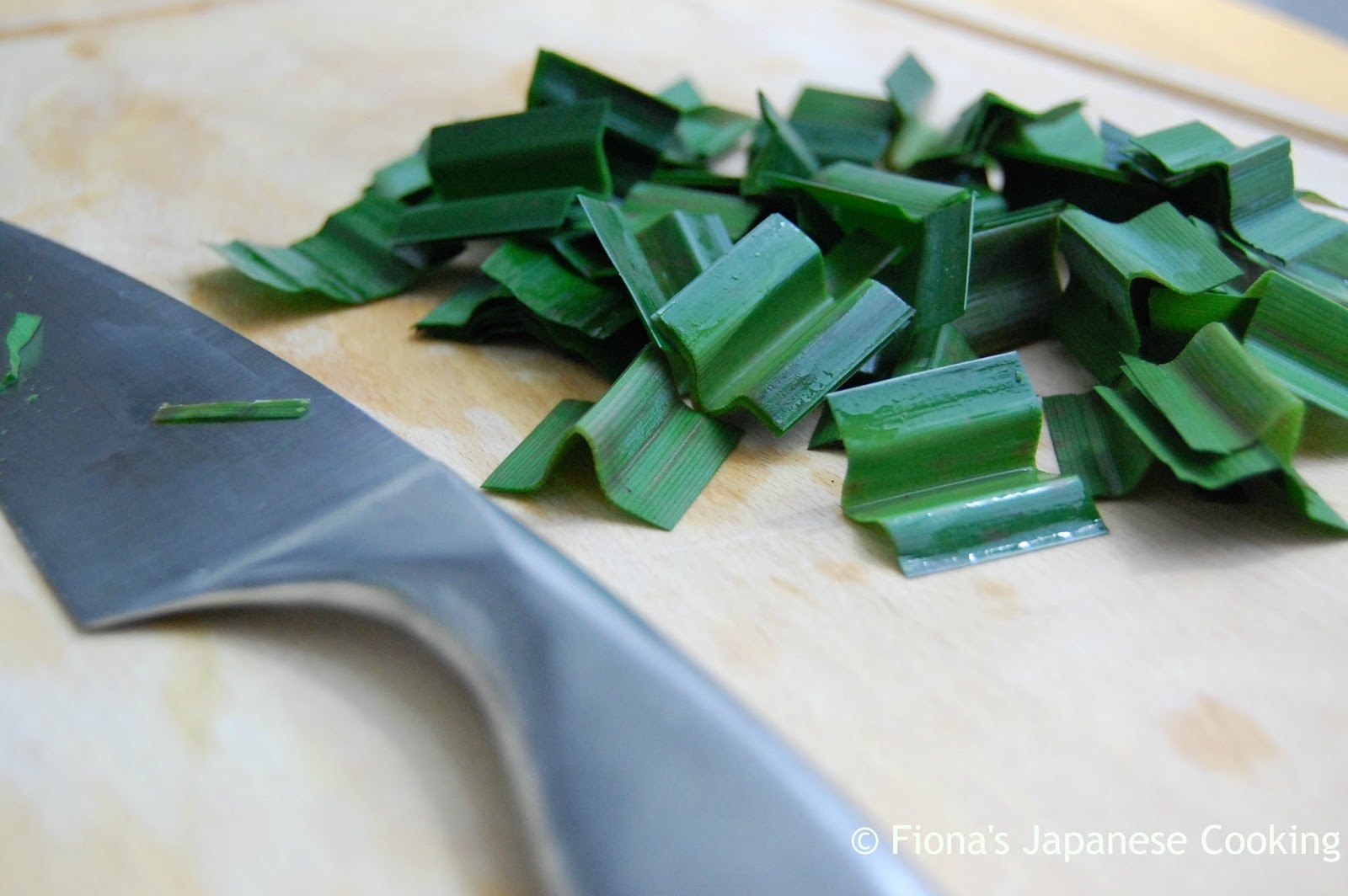 Fiona's Japanese Cooking Have you ever heard of pandan?