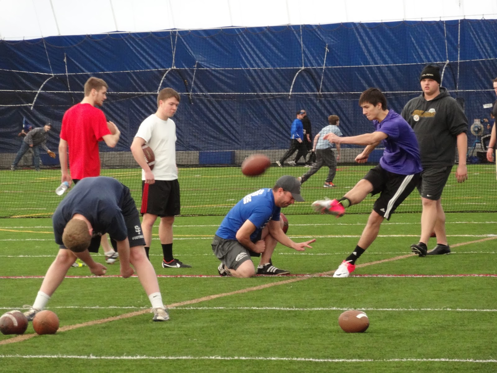 Special Teams Football Academy Blog January Kicking Camp Northern