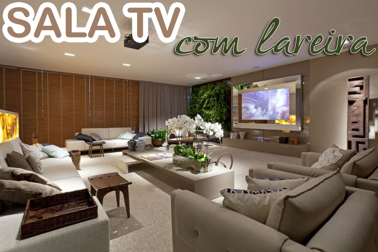 20 Salas de tv com lareira – tendência do momento! Veja modelos e 20 Salas de tv com lareira – tendência do momento! Veja modelos e