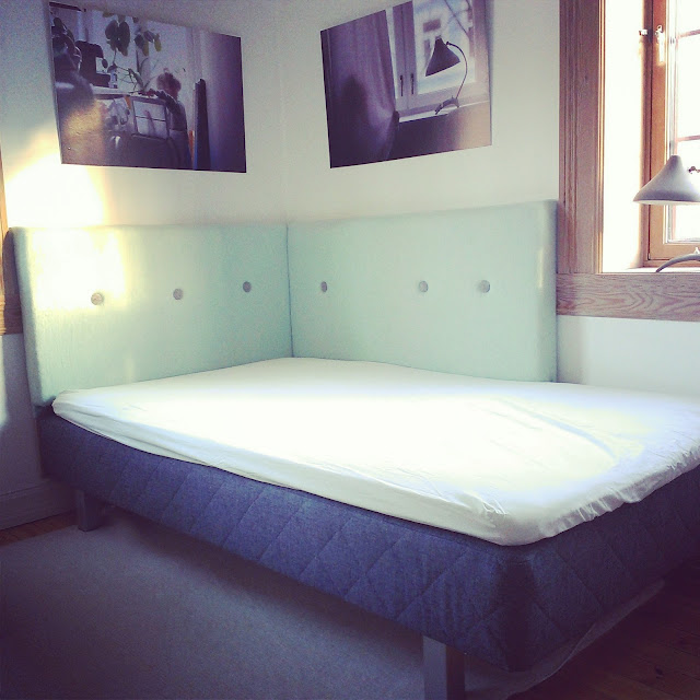 Med et lekent sinn: diy headboard