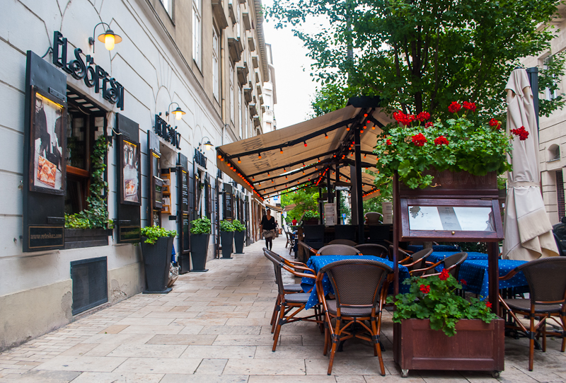 Cafe Decorations Cafe street decorations in budapest hungary