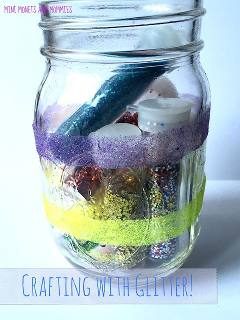 Jar Crafts Glass glitter
