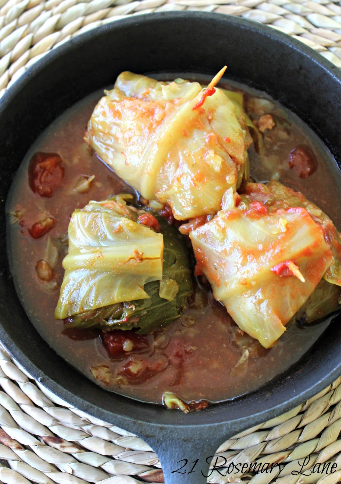 21 Rosemary Lane Galumpkis, Halupkis or just plain Stuffed Cabbage Rolls
