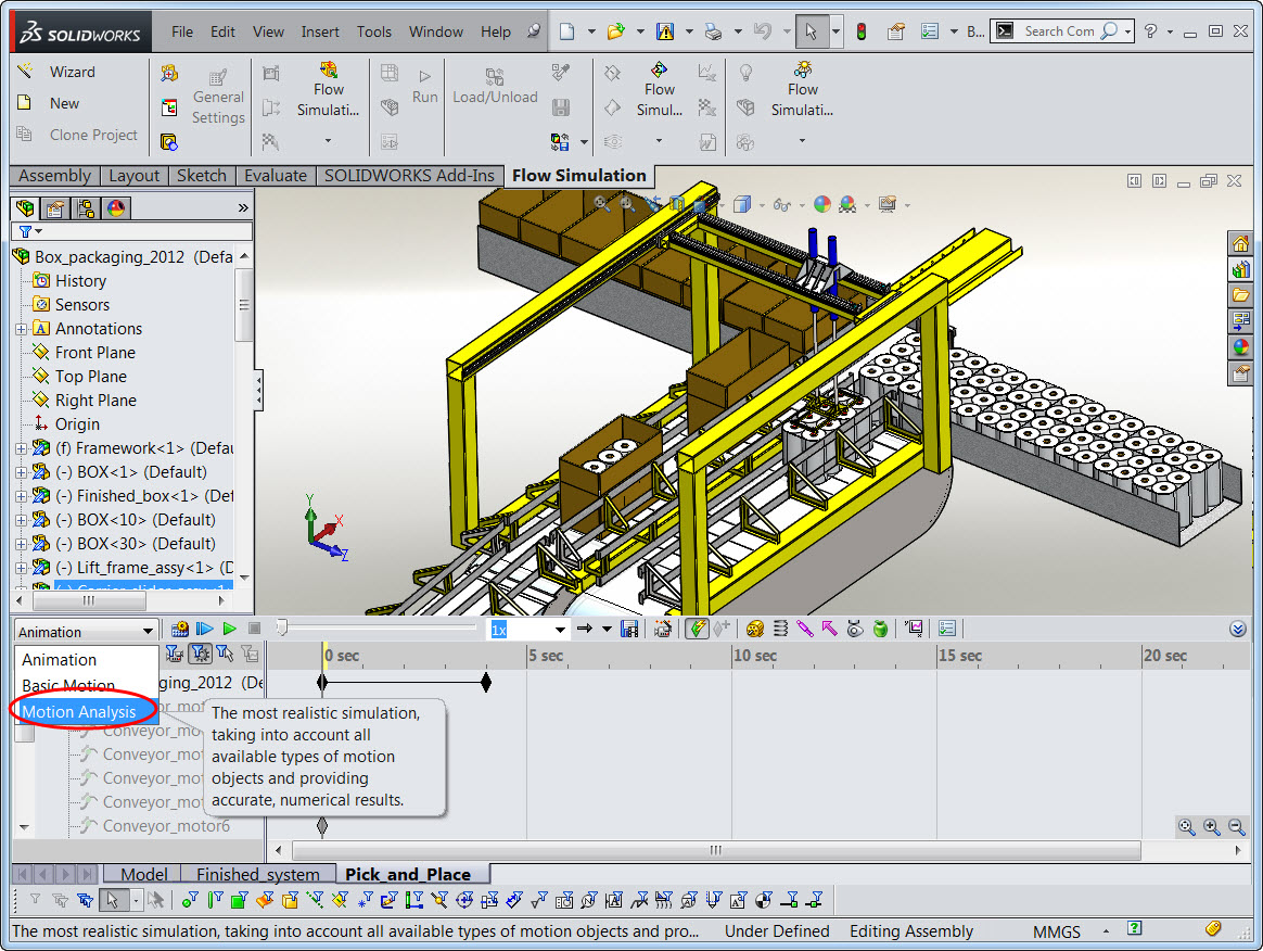 Animation VS Basic Motion VS Motion Analysis Simulation so easy