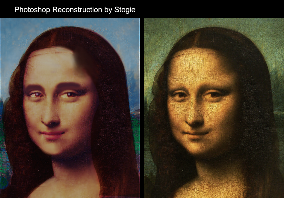 Digital Enhancement Shows Mona Lisa To Be a Beautiful Woman.