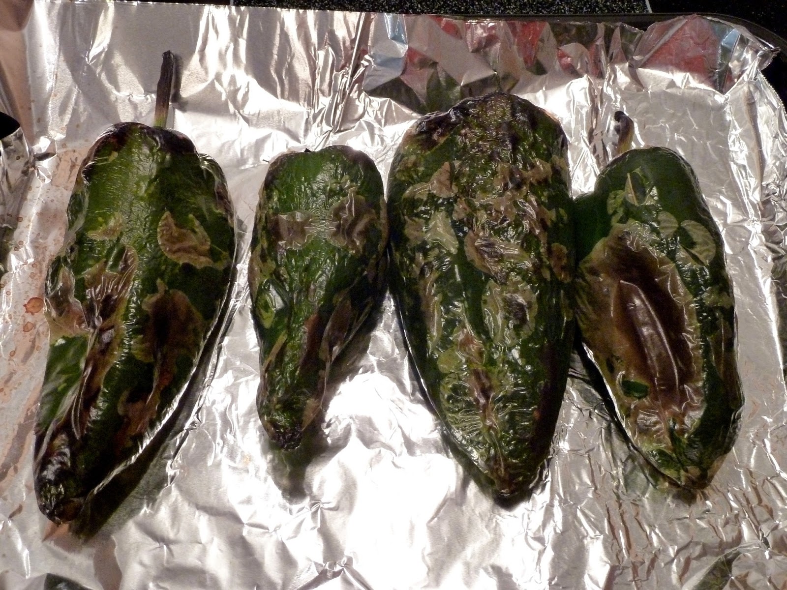 Cracked Pepper Chile Rellenos (Baked Not Fried)
