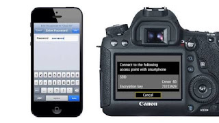 Connecting your Smartphone to the Canon EOS 6D application video