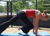 Posture pigeon Yoga