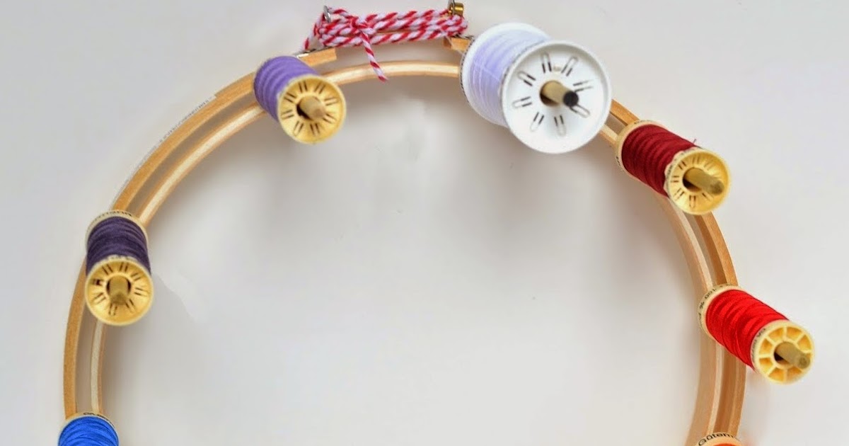 Totally Tutorials Tutorial Embroidery Hoop Thread Organizer